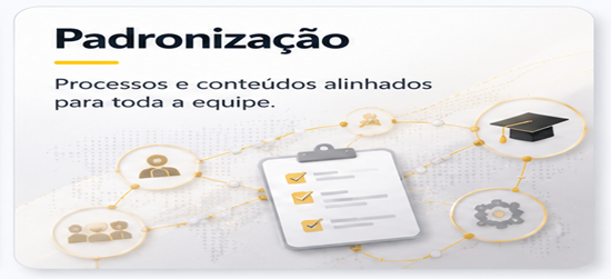 Padronização de processos e conteúdos